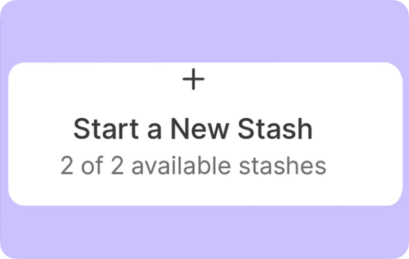 start a new stash